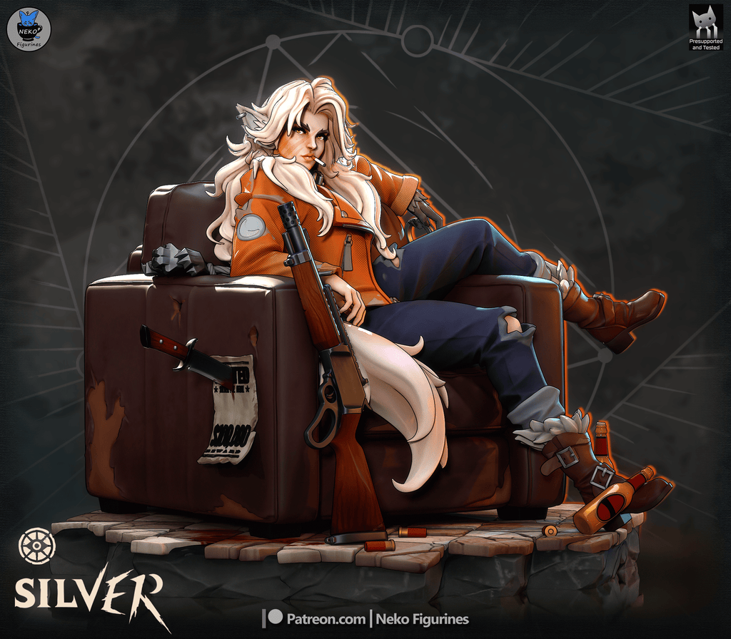 Silver - Deadlock | Custom Statue 3D printed figure