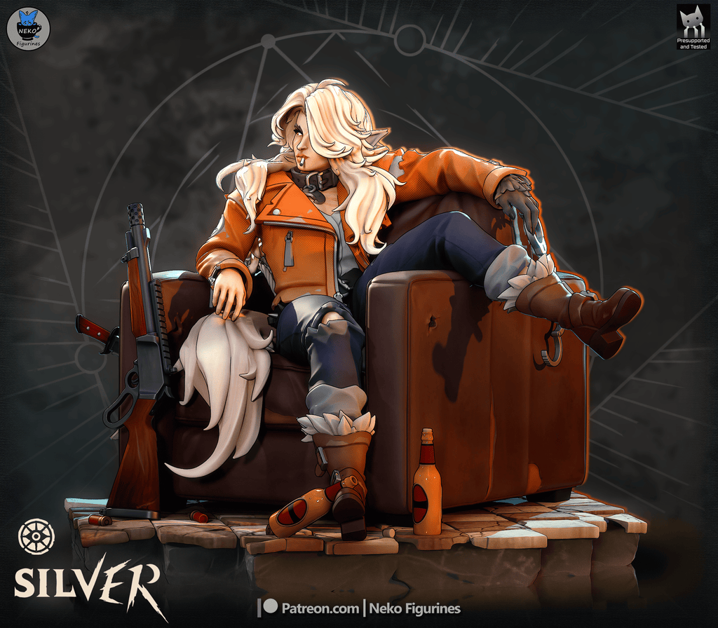 Silver - Deadlock | Custom Statue 3D printed figure