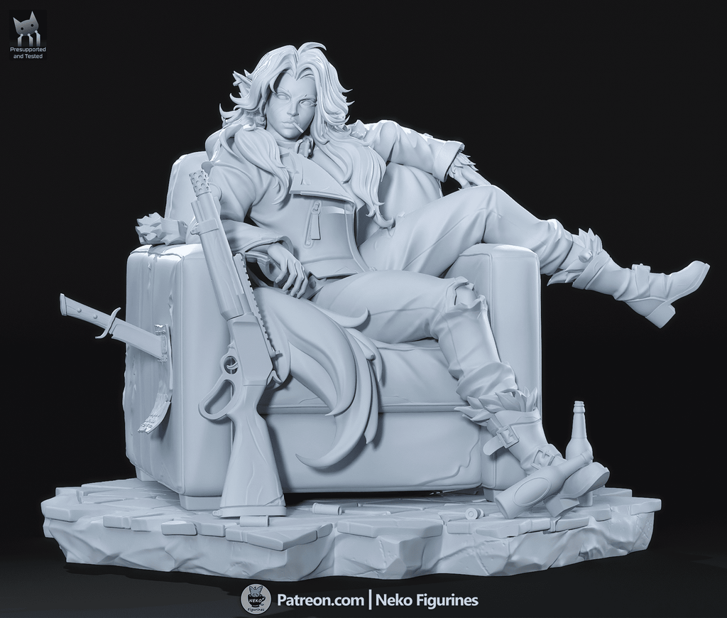 Silver - Deadlock | Custom Statue 3D printed figure
