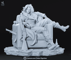 Silver - Deadlock | Custom Statue 3D printed figure
