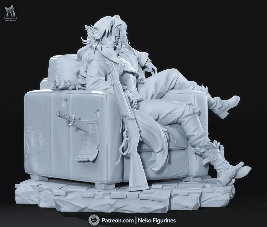 Silver - Deadlock | Custom Statue 3D printed figure
