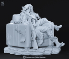 Silver - Deadlock | Custom Statue 3D printed figure