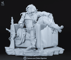 Silver - Deadlock | Custom Statue 3D printed figure