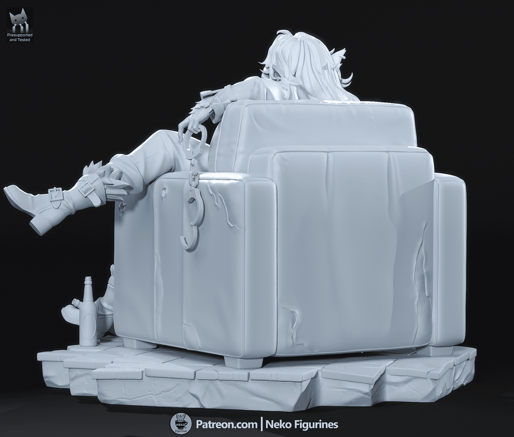 Silver - Deadlock | Custom Statue 3D printed figure