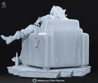 Silver - Deadlock | Custom Statue 3D printed figure