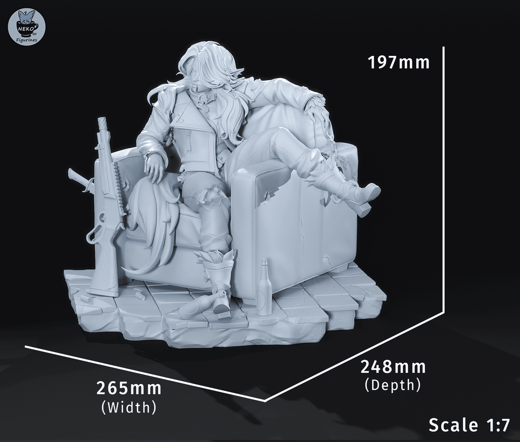 Silver - Deadlock | Custom Statue 3D printed figure