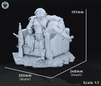 Silver - Deadlock | Custom Statue 3D printed figure