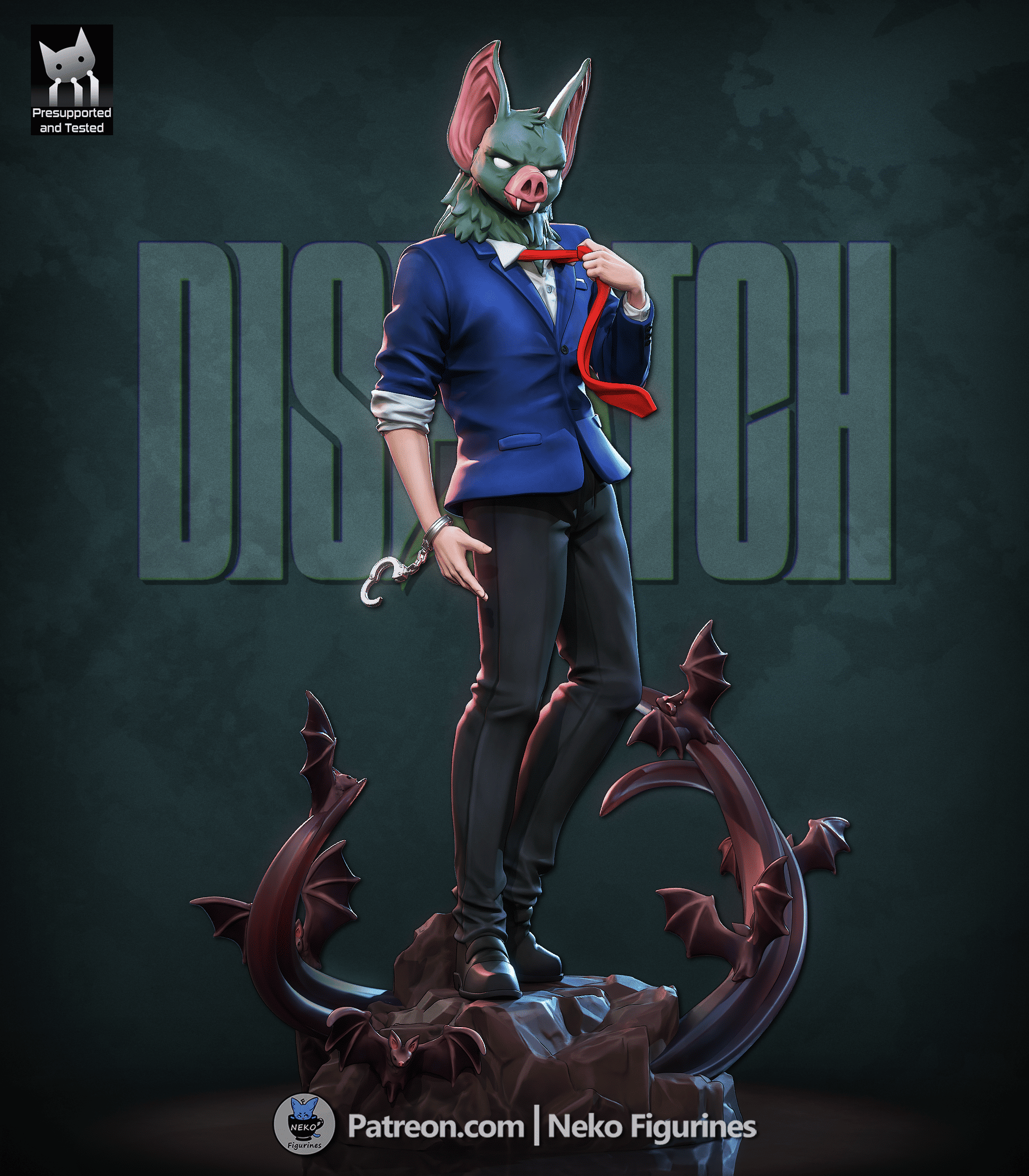 Sonar - Dispatch | Custom Statue 3D printed figure