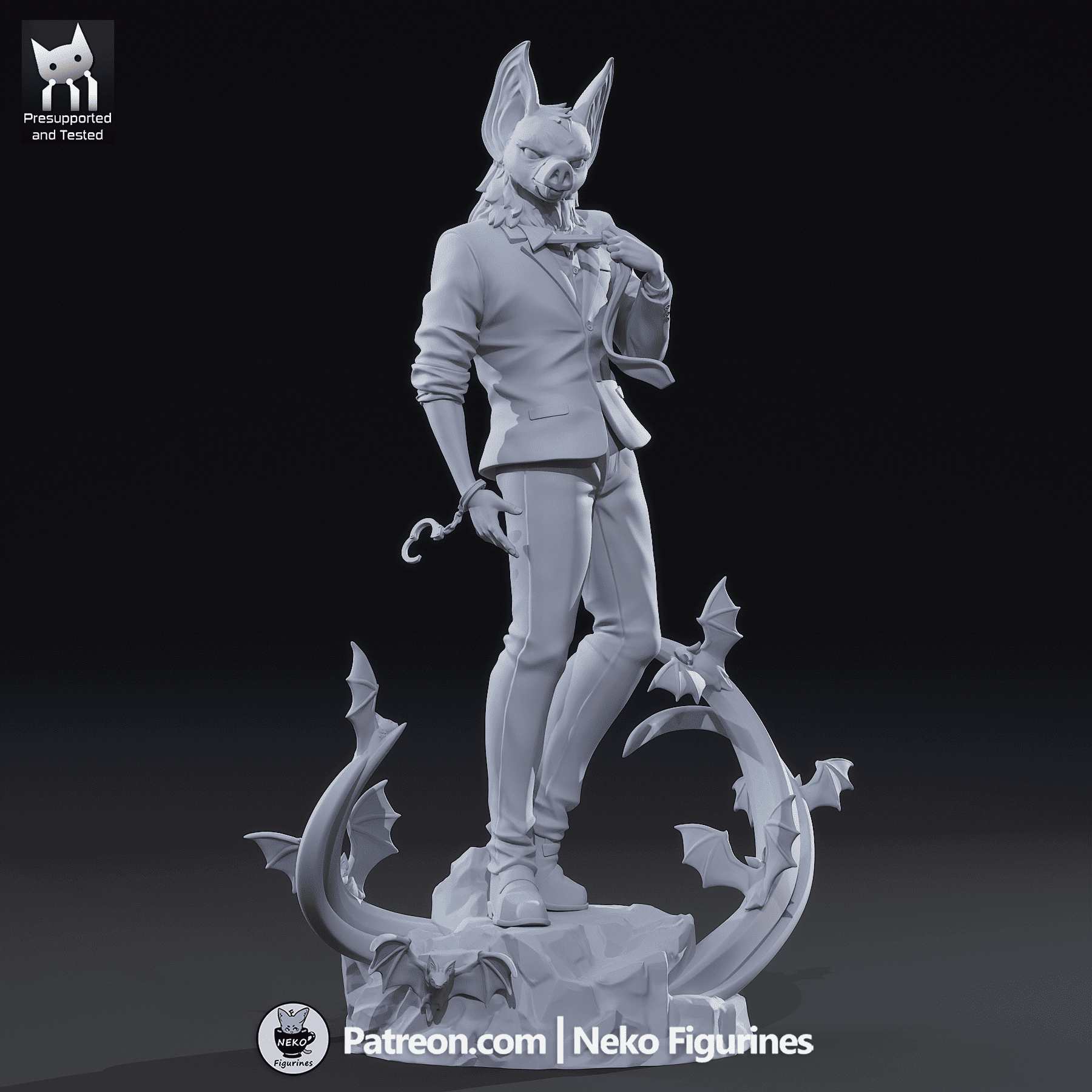 Sonar - Dispatch | Custom Statue 3D printed figure
