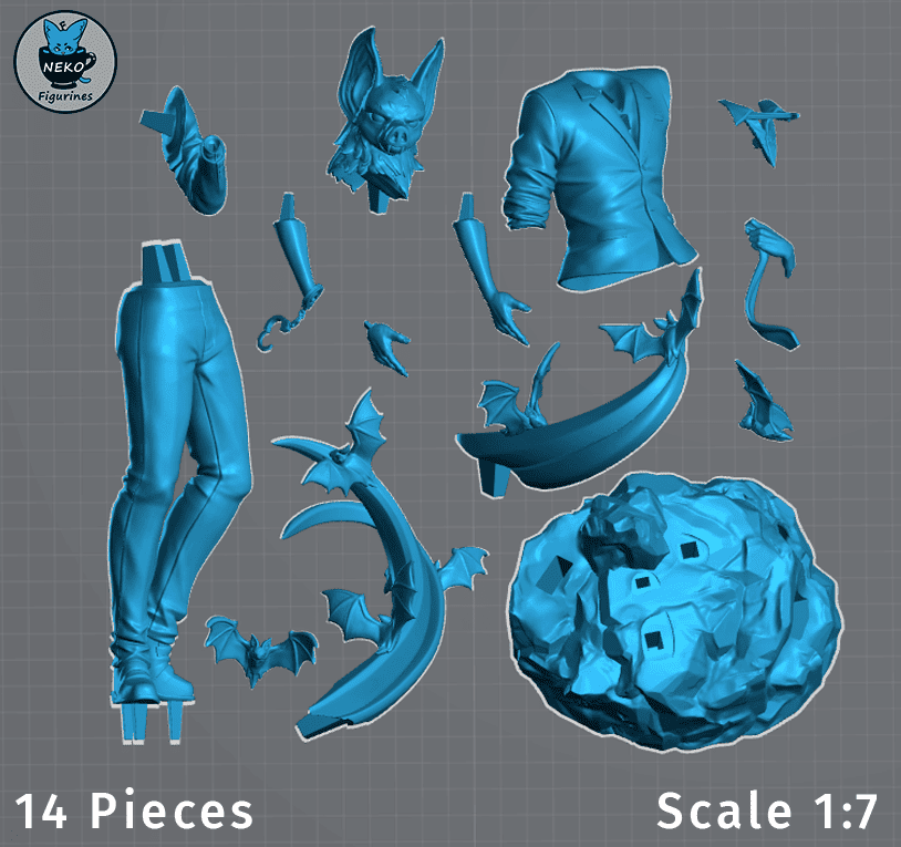 Sonar - Dispatch | Custom Statue 3D printed figure