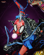 Spiderpunk - Spider-Man | Custom Statue 3D printed figure