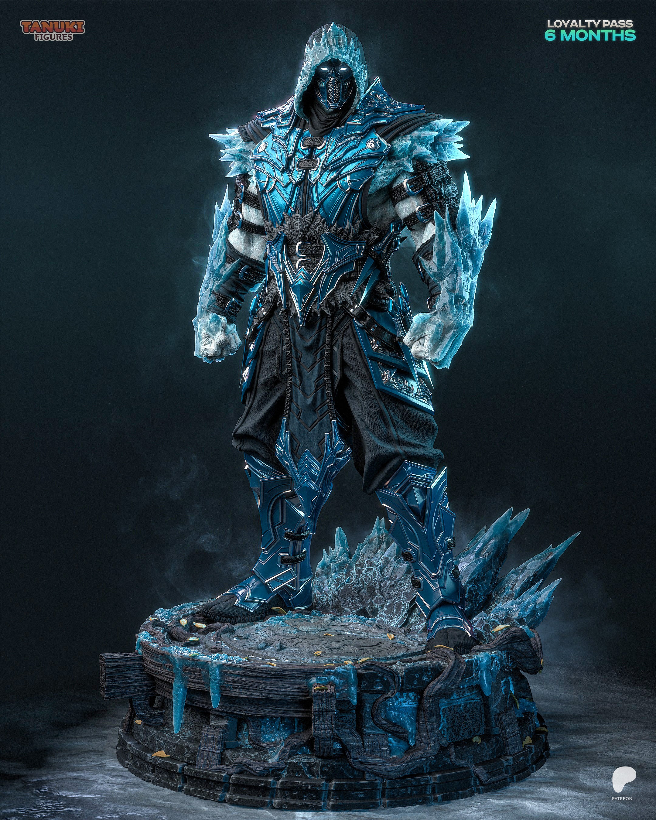 Sub zero - Mortal Komat | Custom Statue 3D printed figure