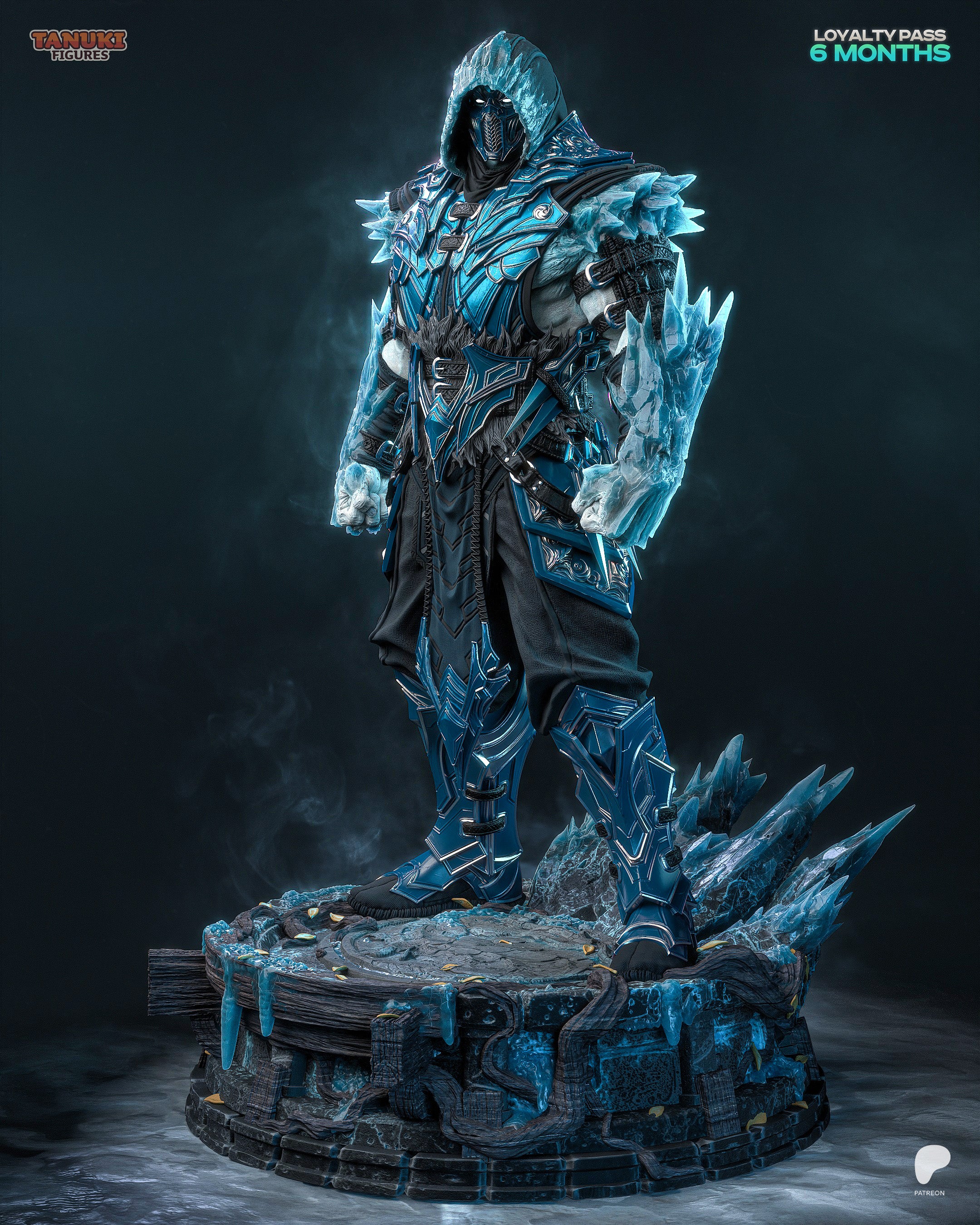 Sub zero - Mortal Komat | Custom Statue 3D printed figure