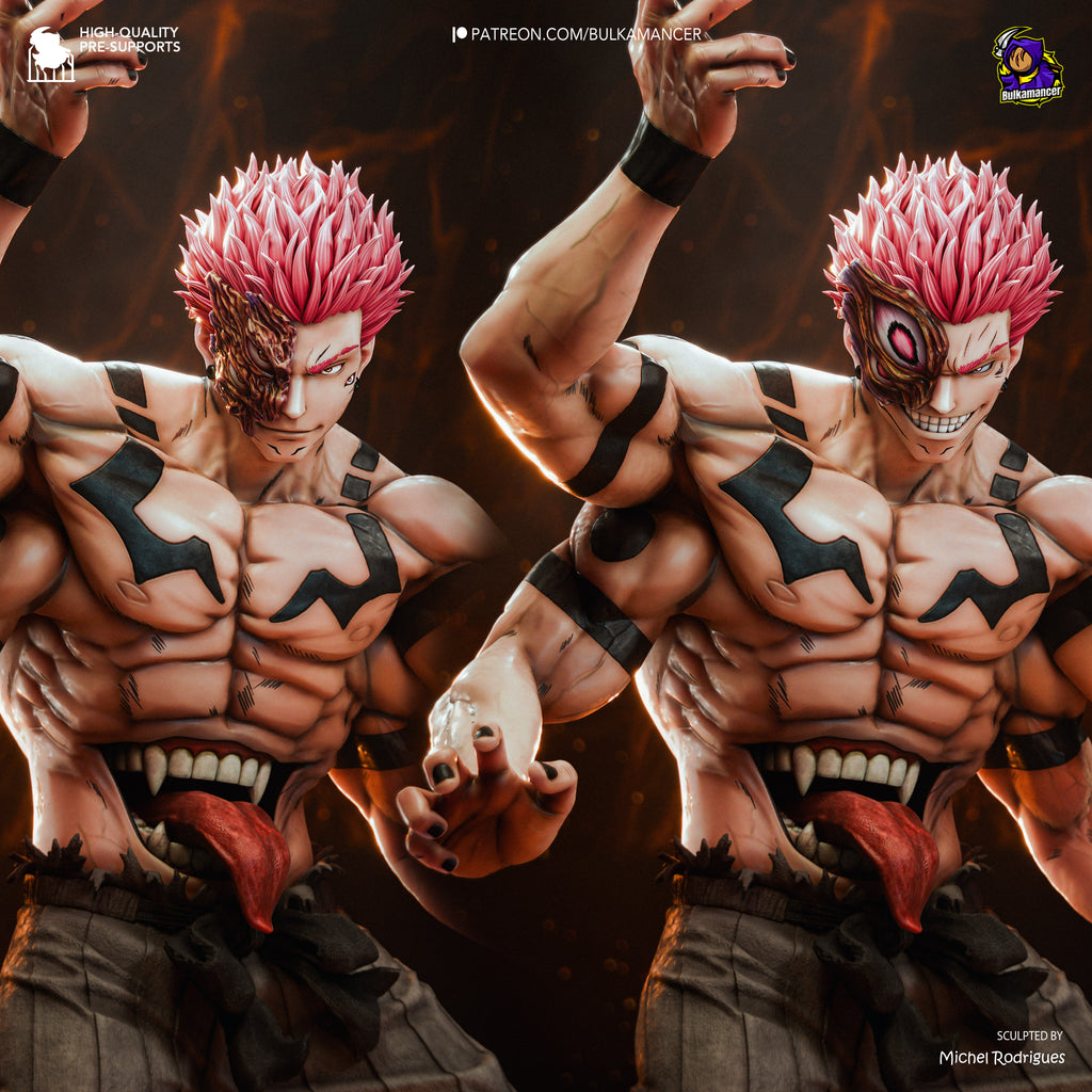 Sukuna - Jujutsu Kaisen | Custom Statue 3D printed figure