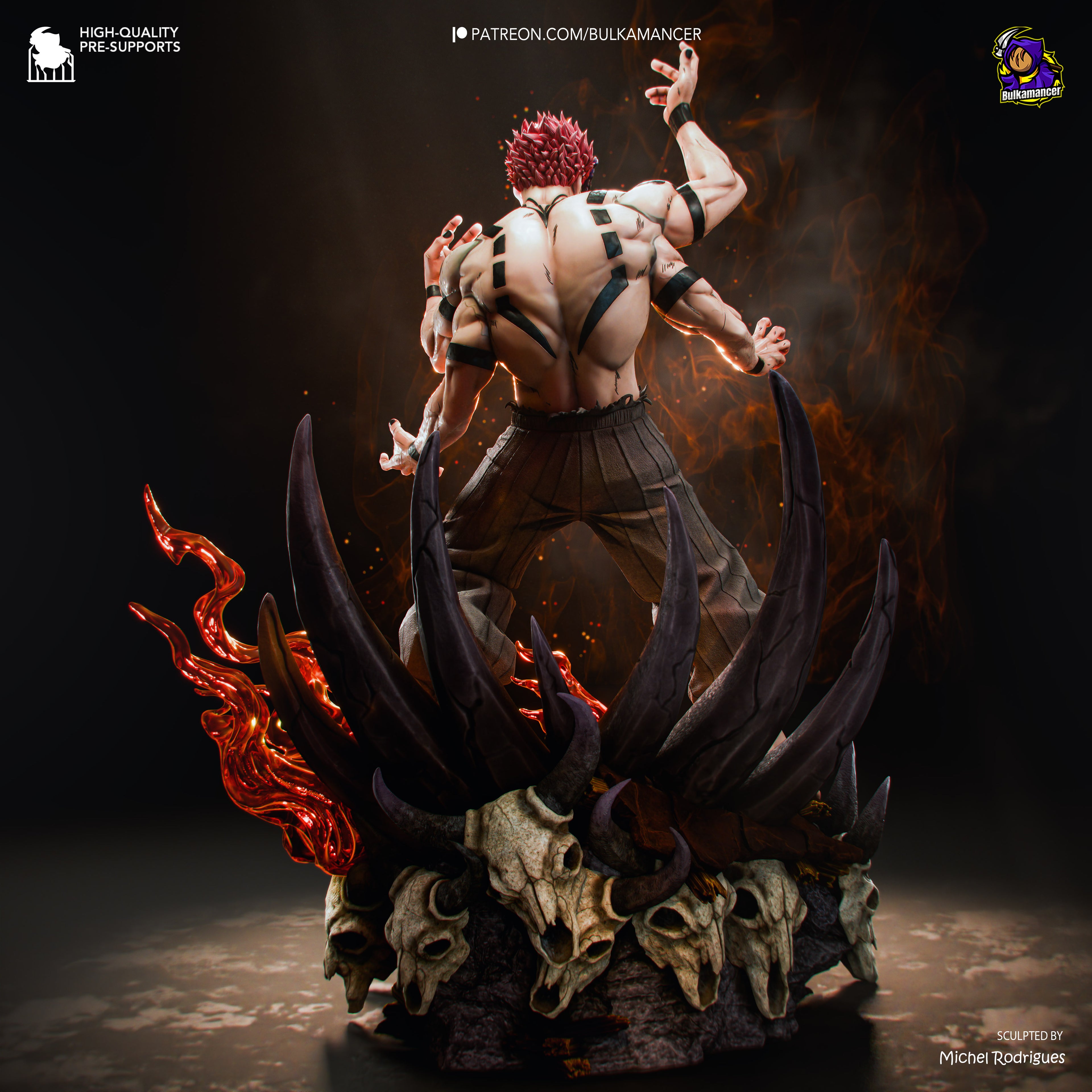 Sukuna - Jujutsu Kaisen | Custom Statue 3D printed figure