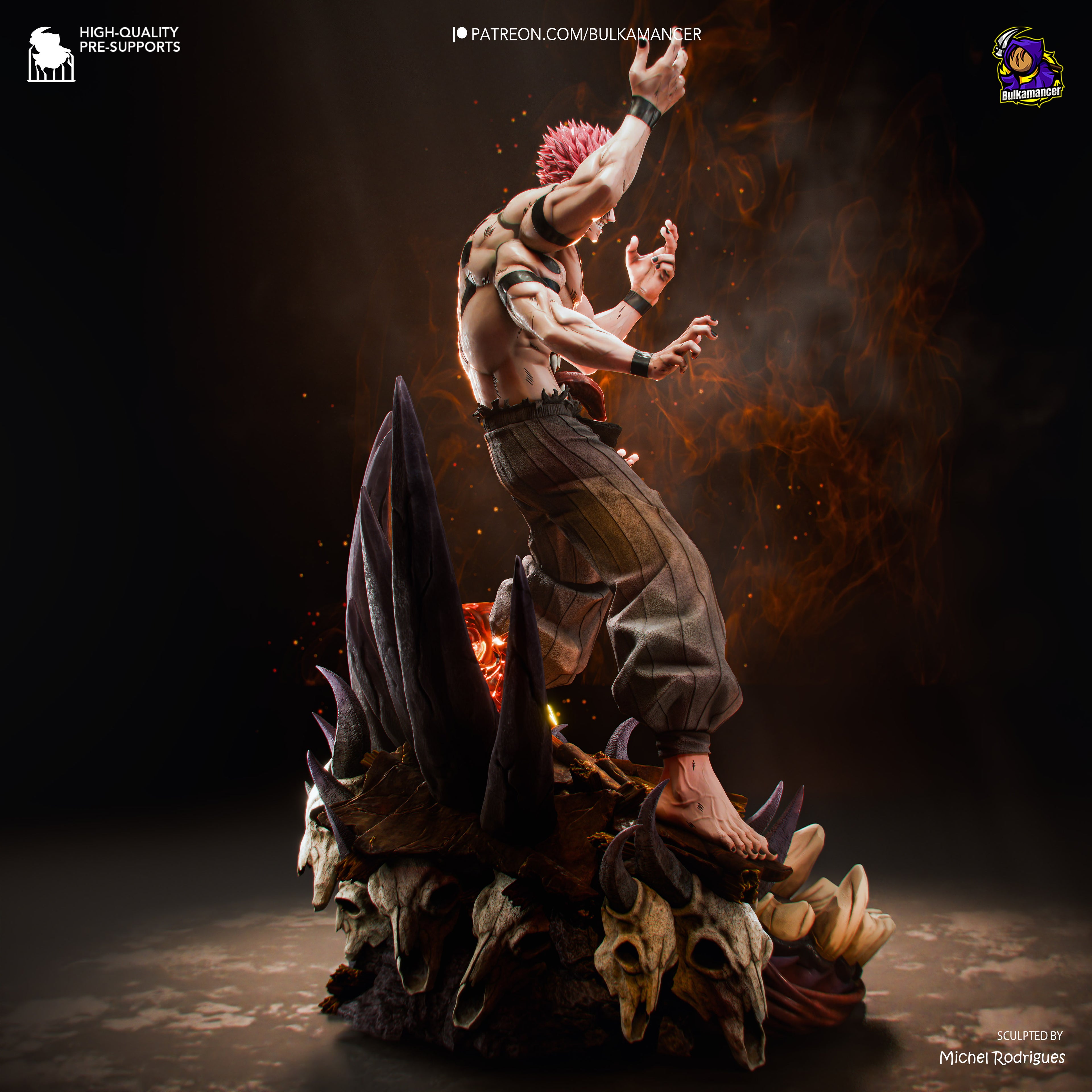 Sukuna - Jujutsu Kaisen | Custom Statue 3D printed figure