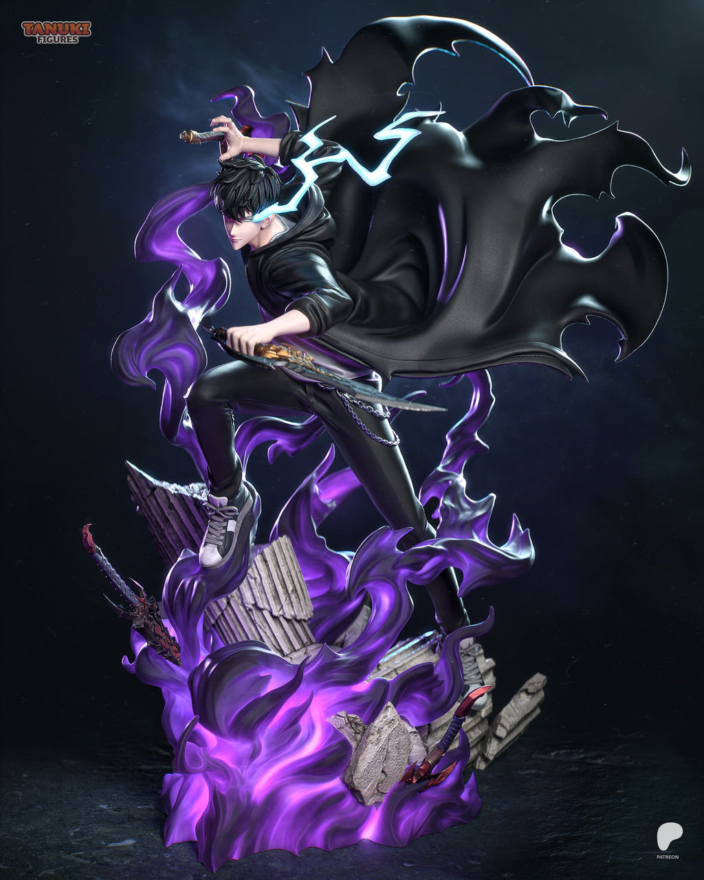 Sung Jin-woo - Solo Leveling | Custom Statue 3D printed figure