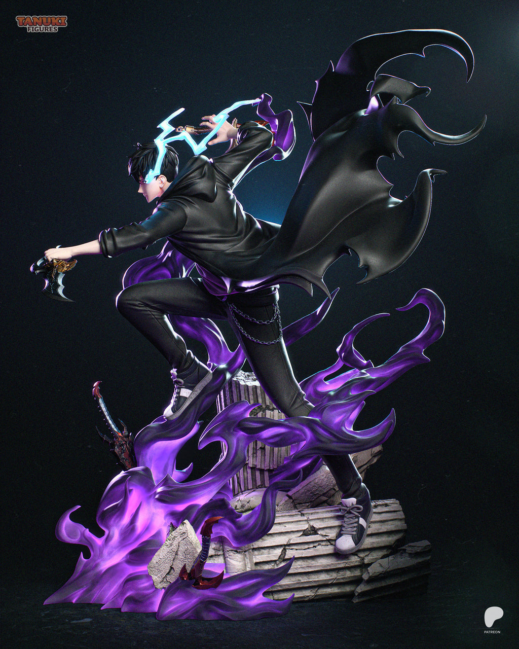 Sung Jin-woo - Solo Leveling | Custom Statue 3D printed figure