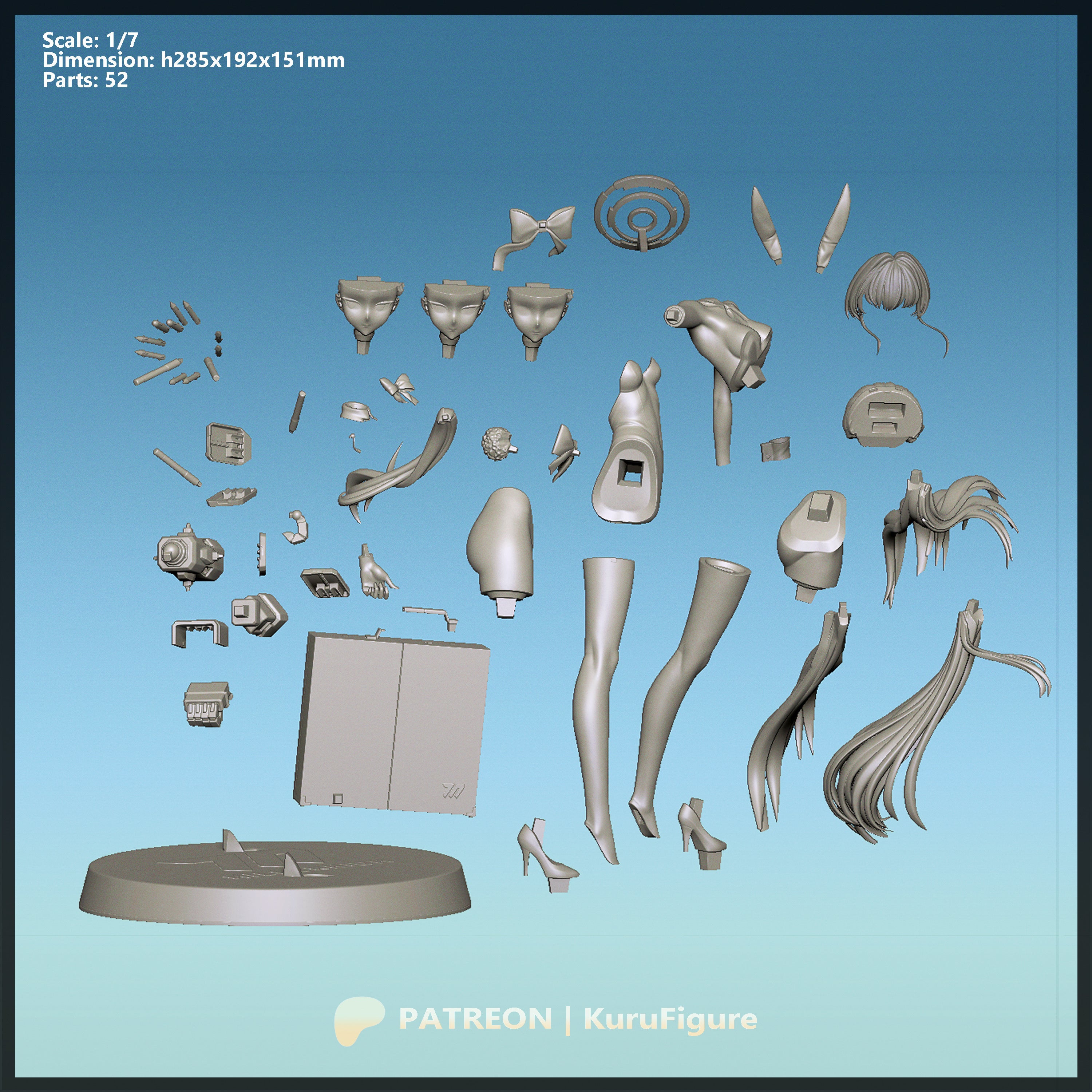 Bunny Toki - Blue Archive | Custom Statue 3D printed figure