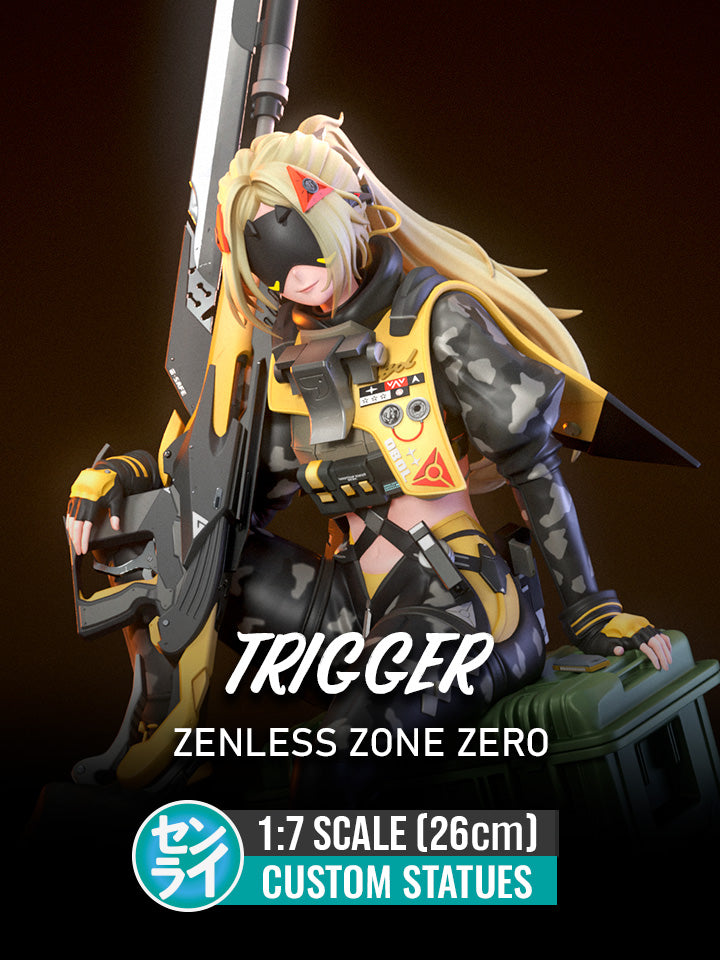 Trigger - Zenless Zone Zero ZZZ | Custom Statue 3D printed figure