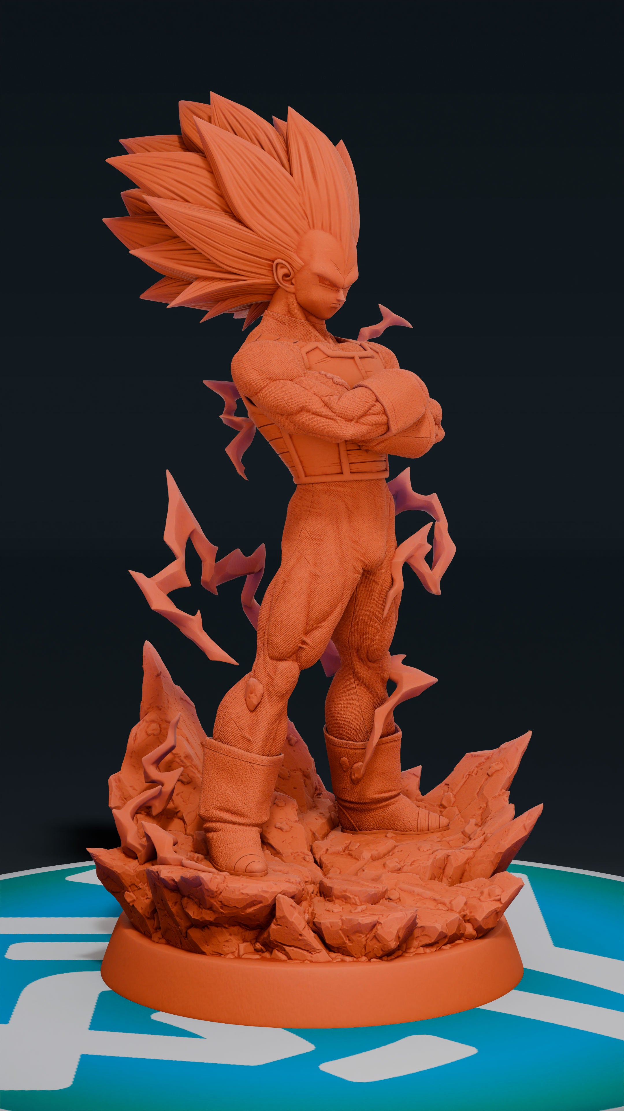 Vegeta SSJ3 - Dragon Ball Z | Custom Statue 3D printed figure