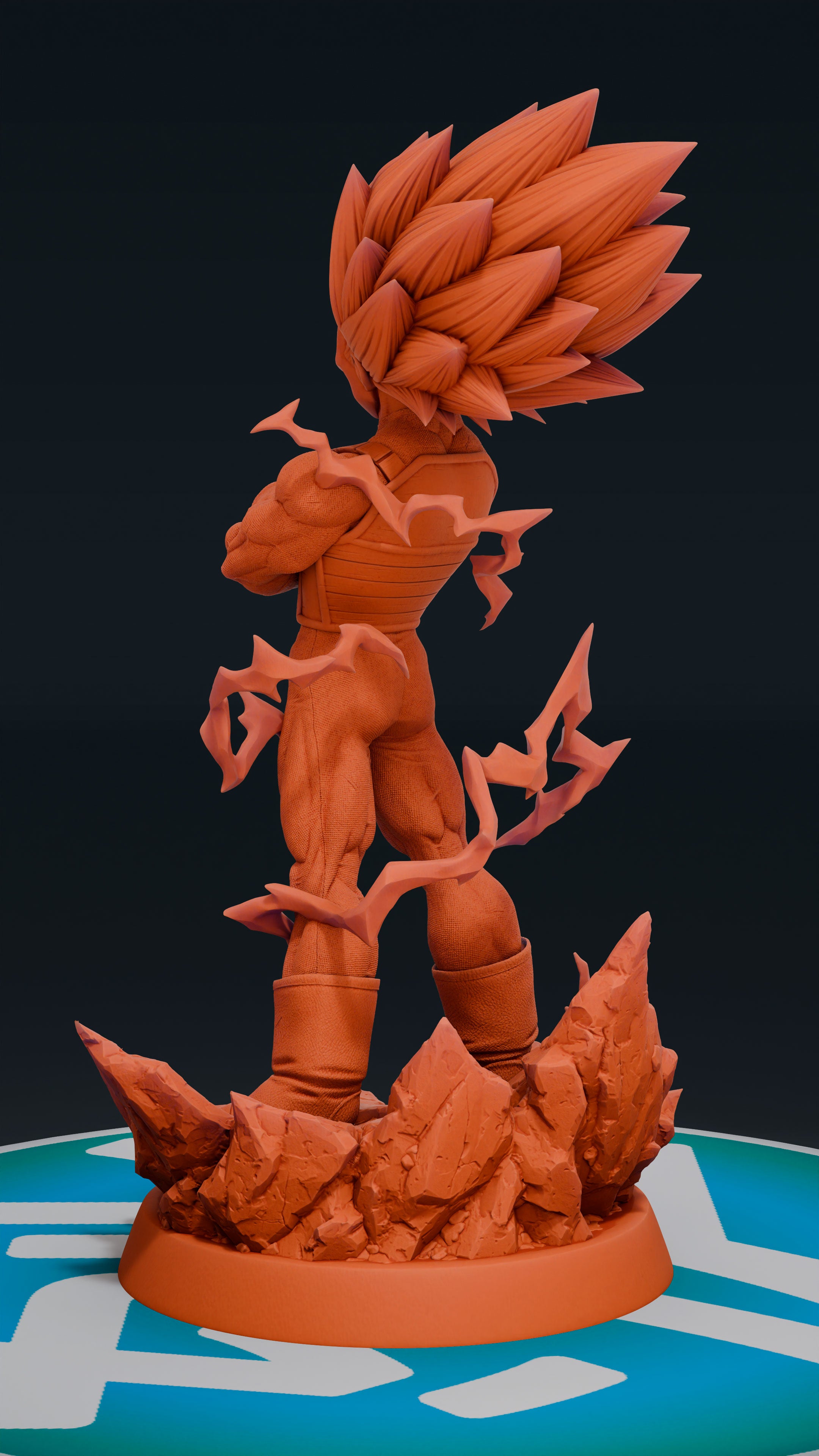 Vegeta SSJ3 - Dragon Ball Z | Custom Statue 3D printed figure
