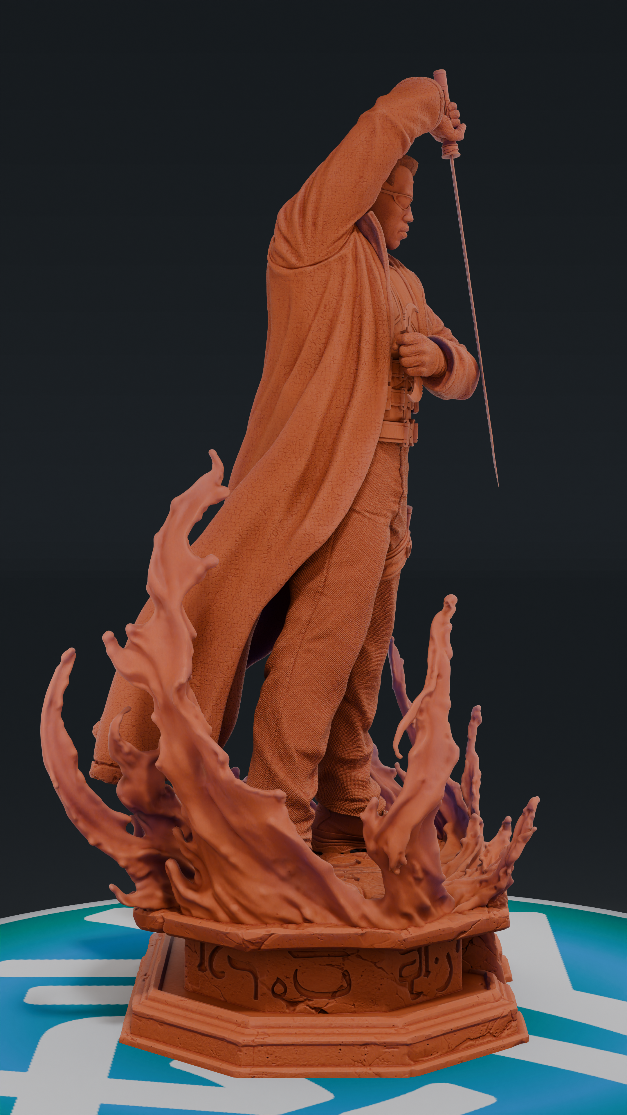 Blade - Blade | Custom Statue 3D printed figure