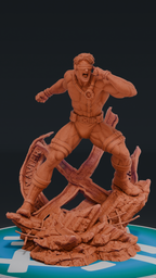 Cyclops - X-Men | Custom Statue 3D printed figure