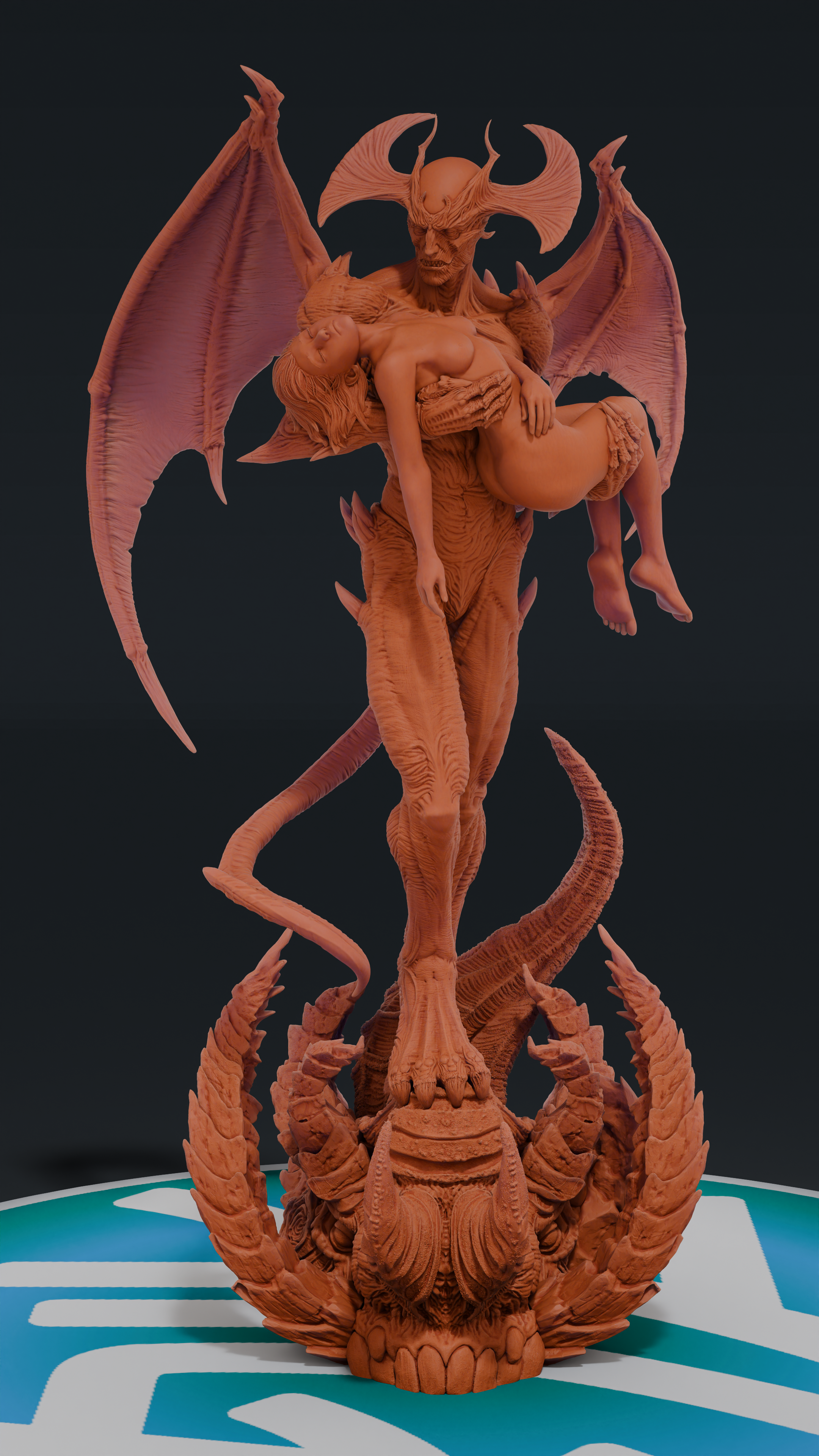 Devilman - Devilman | Custom Statue 3D printed figure