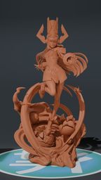 Galacta - Marvel Rivals | Custom Statue 3D printed figure