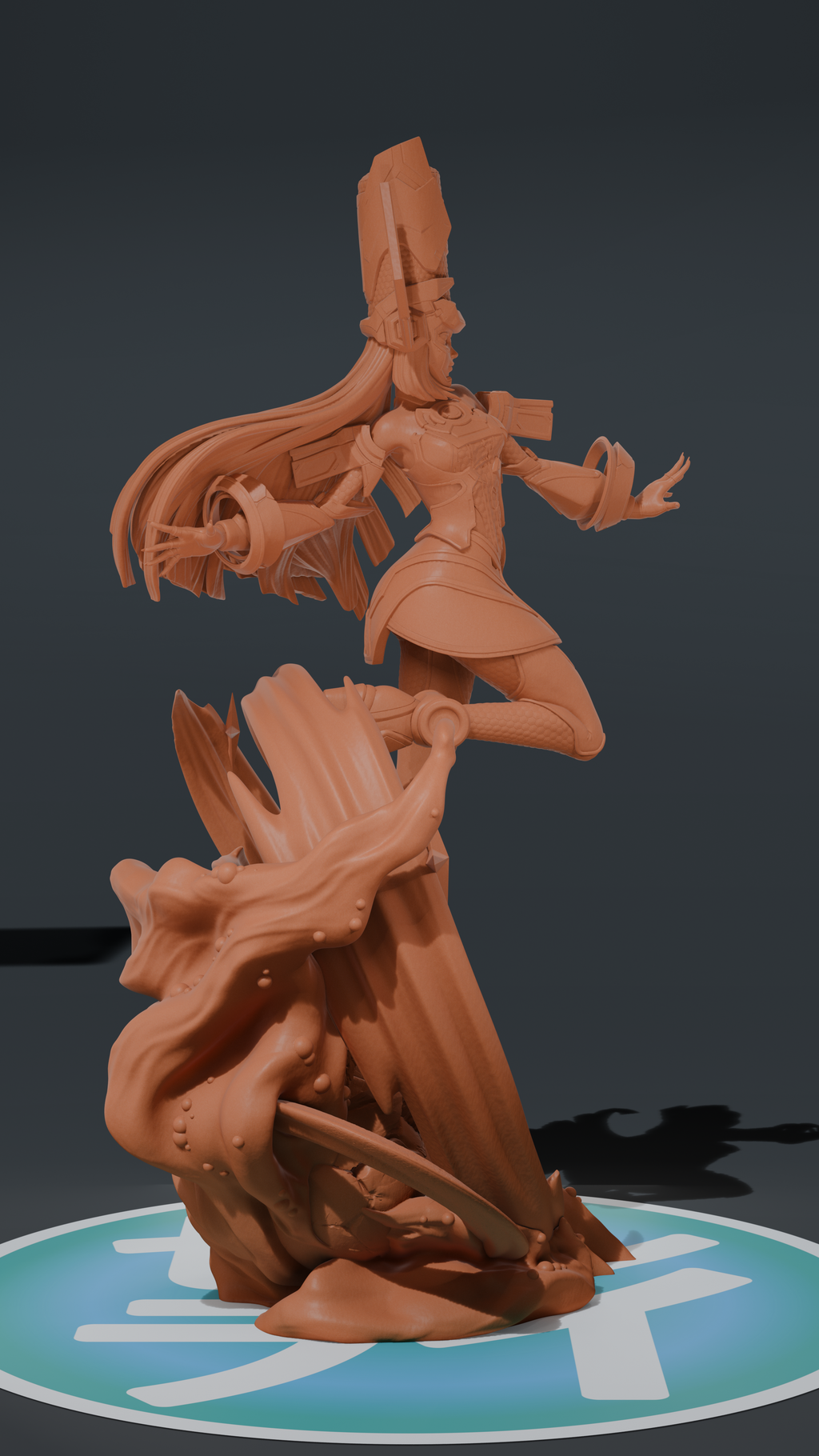 Galacta - Marvel Rivals | Custom Statue 3D printed figure