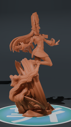 Galacta - Marvel Rivals | Custom Statue 3D printed figure