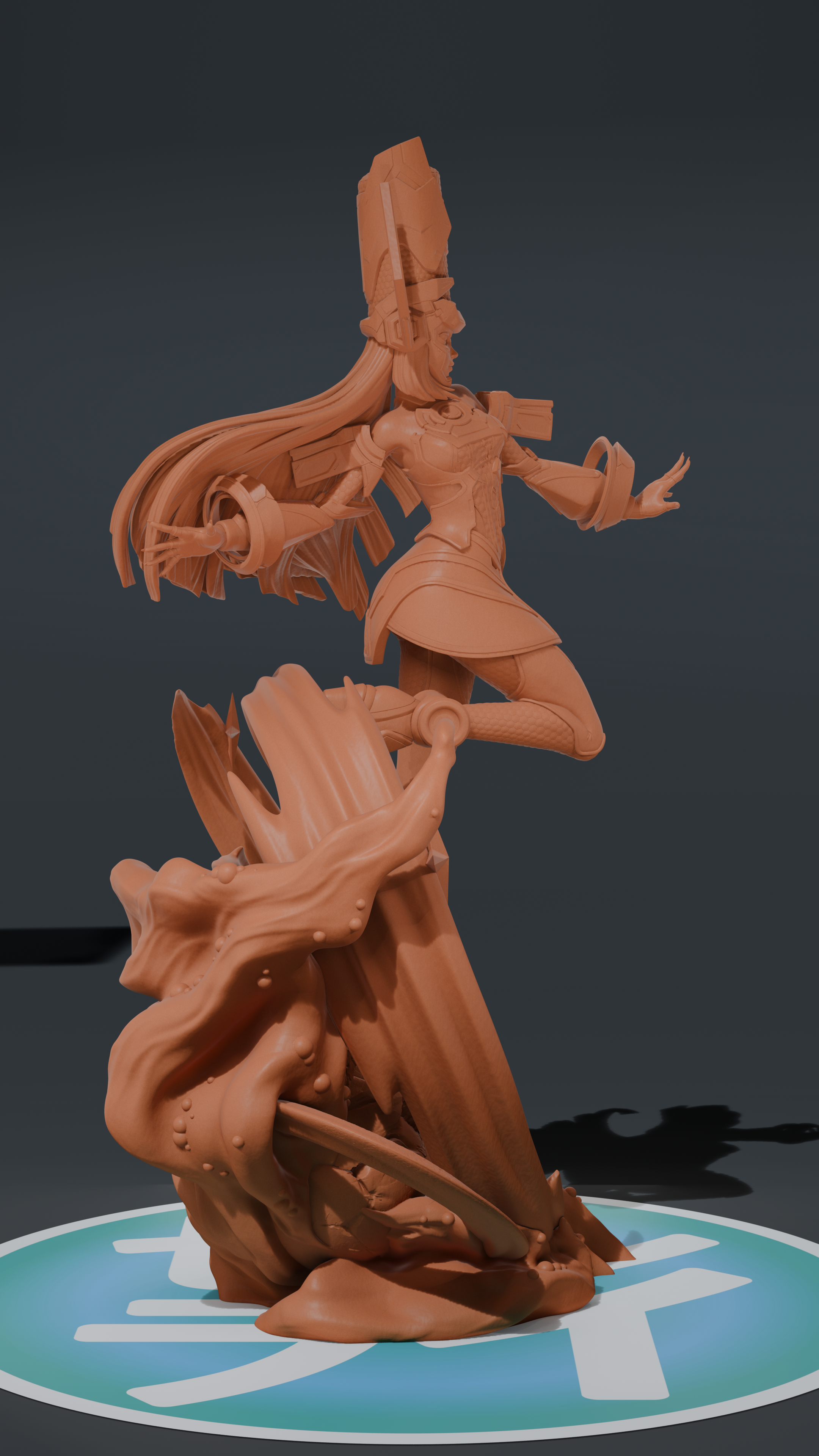 Galacta - Marvel Rivals | Custom Statue 3D printed figure