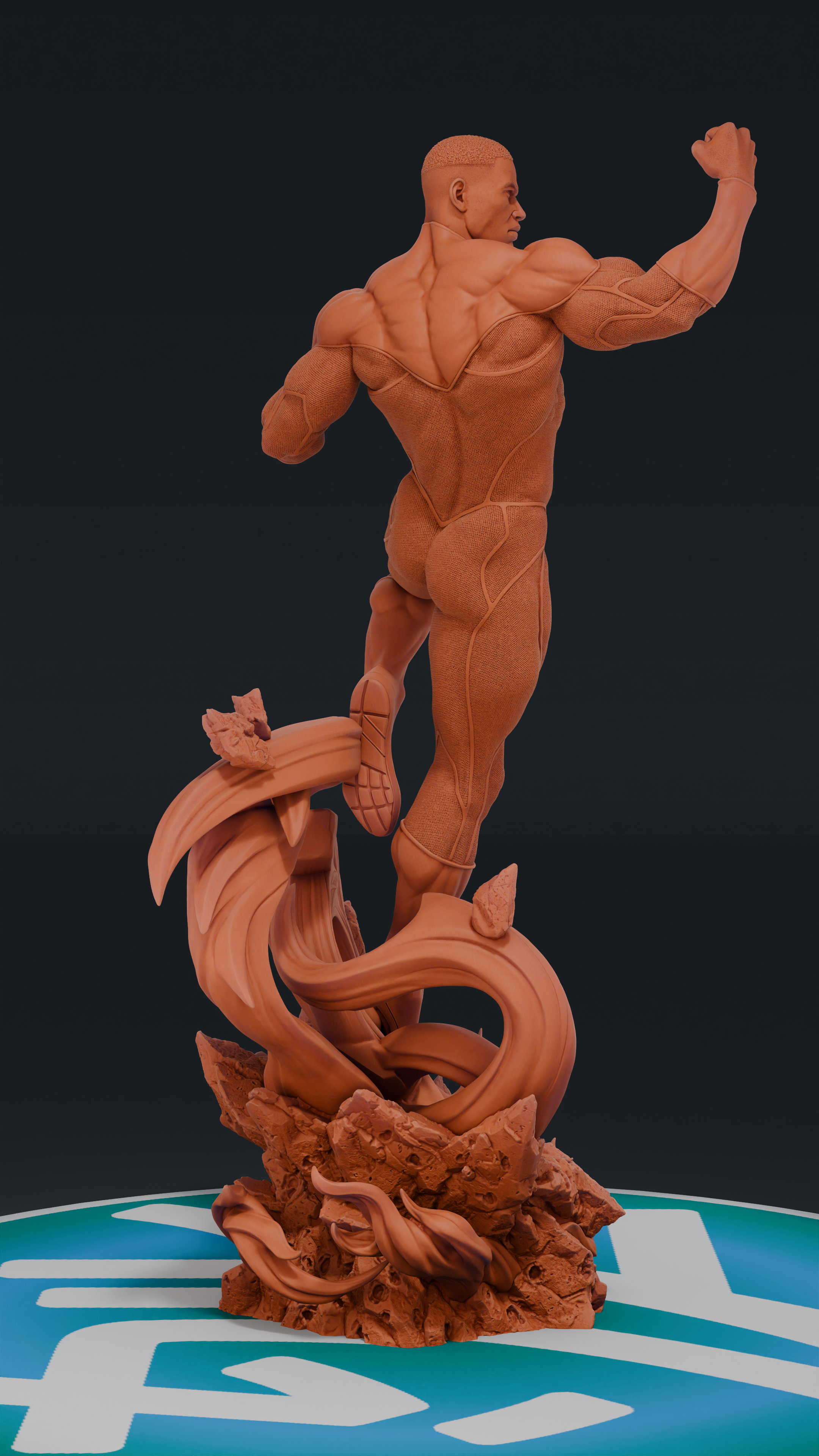 John Stewart Green Lantern - DC Comics | Custom Statue 3D printed figure