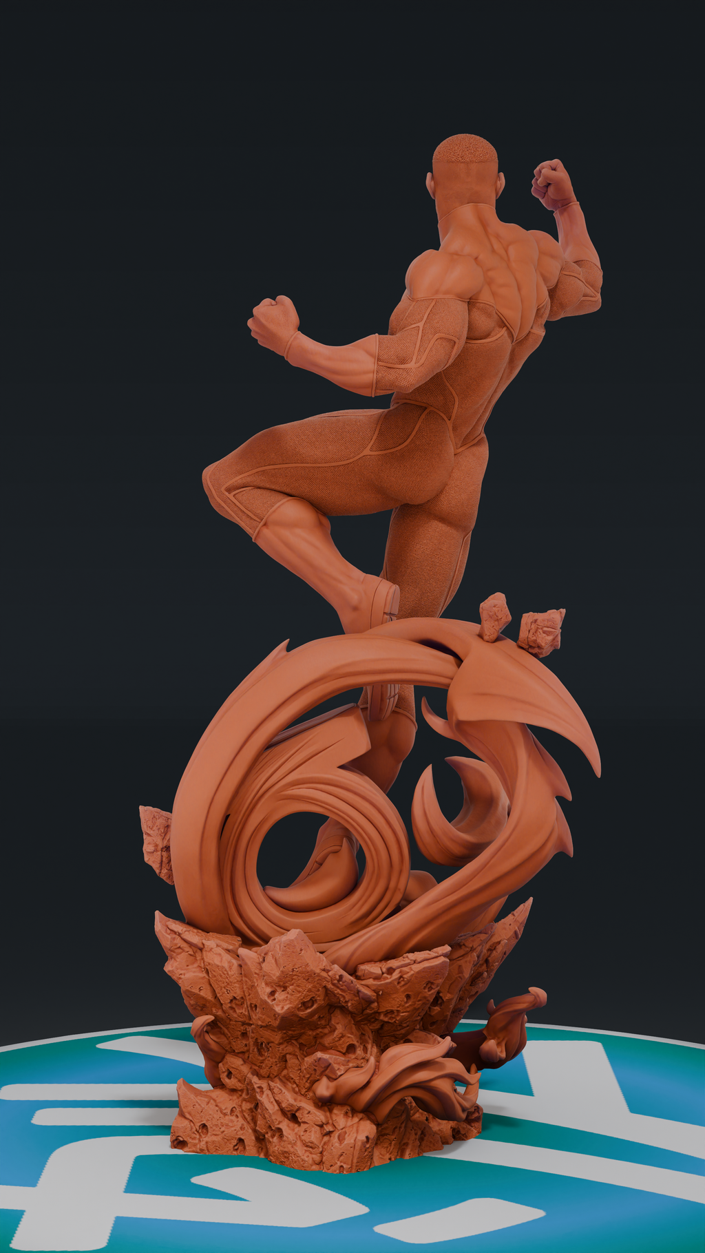 John Stewart Green Lantern - DC Comics | Custom Statue 3D printed figure