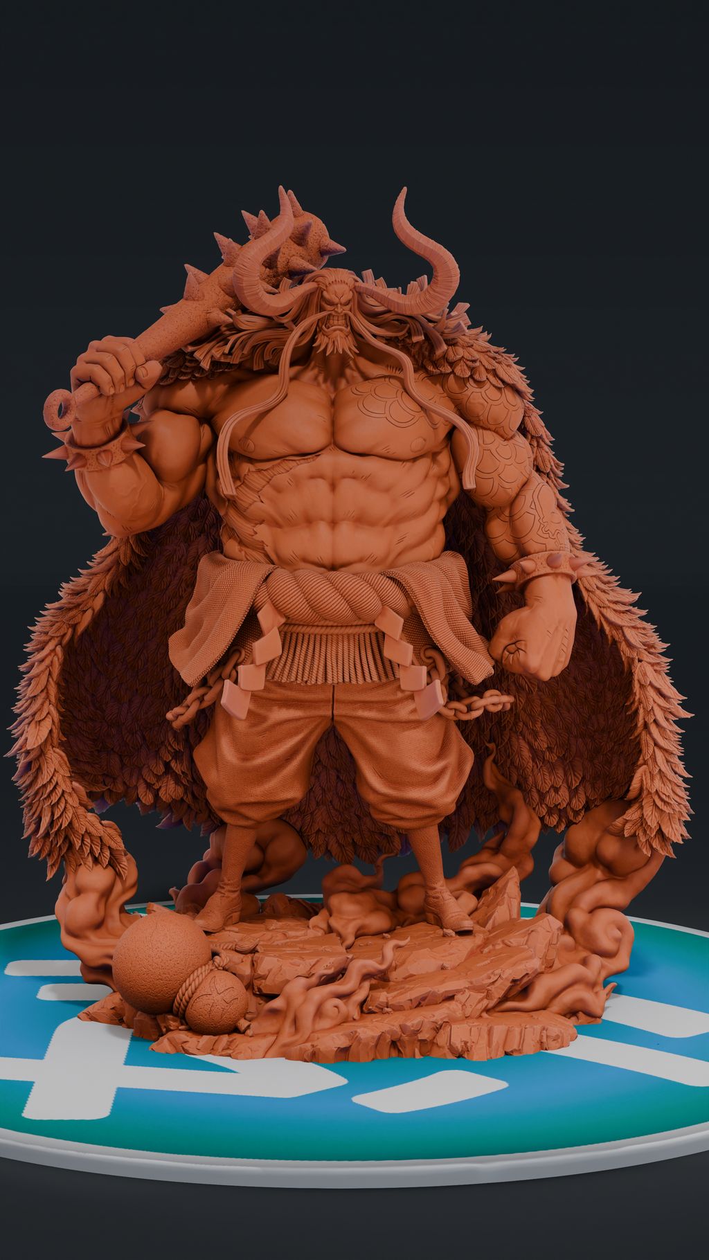 Kaido - One Piece | Custom Statue 3D printed figure