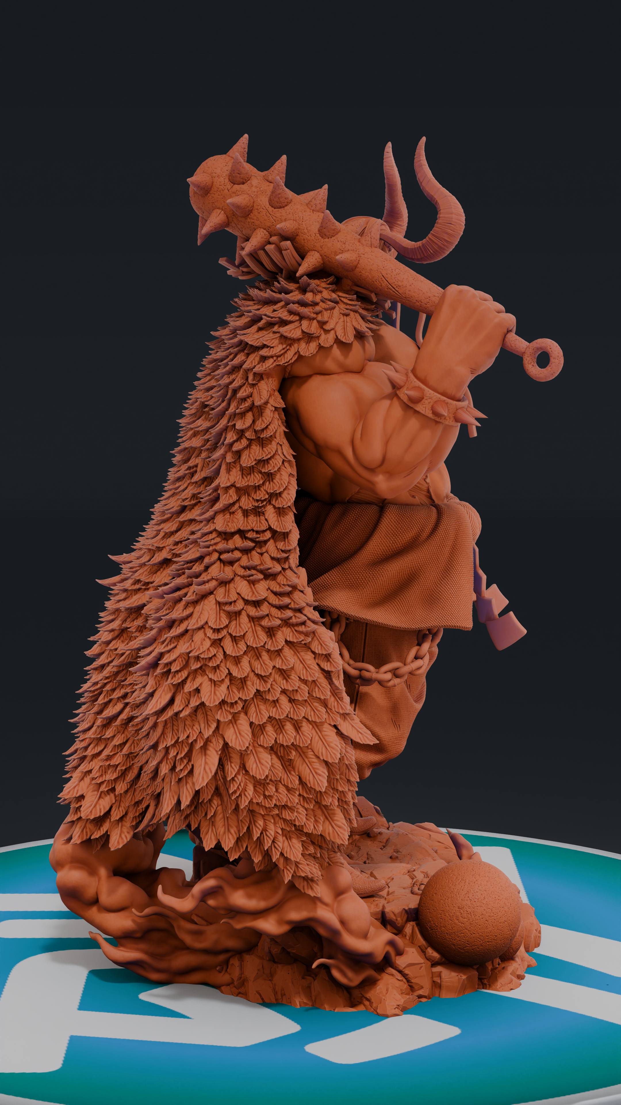 Kaido - One Piece | Custom Statue 3D printed figure