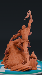 Kratos - God of War | Custom Statue 3D printed figure