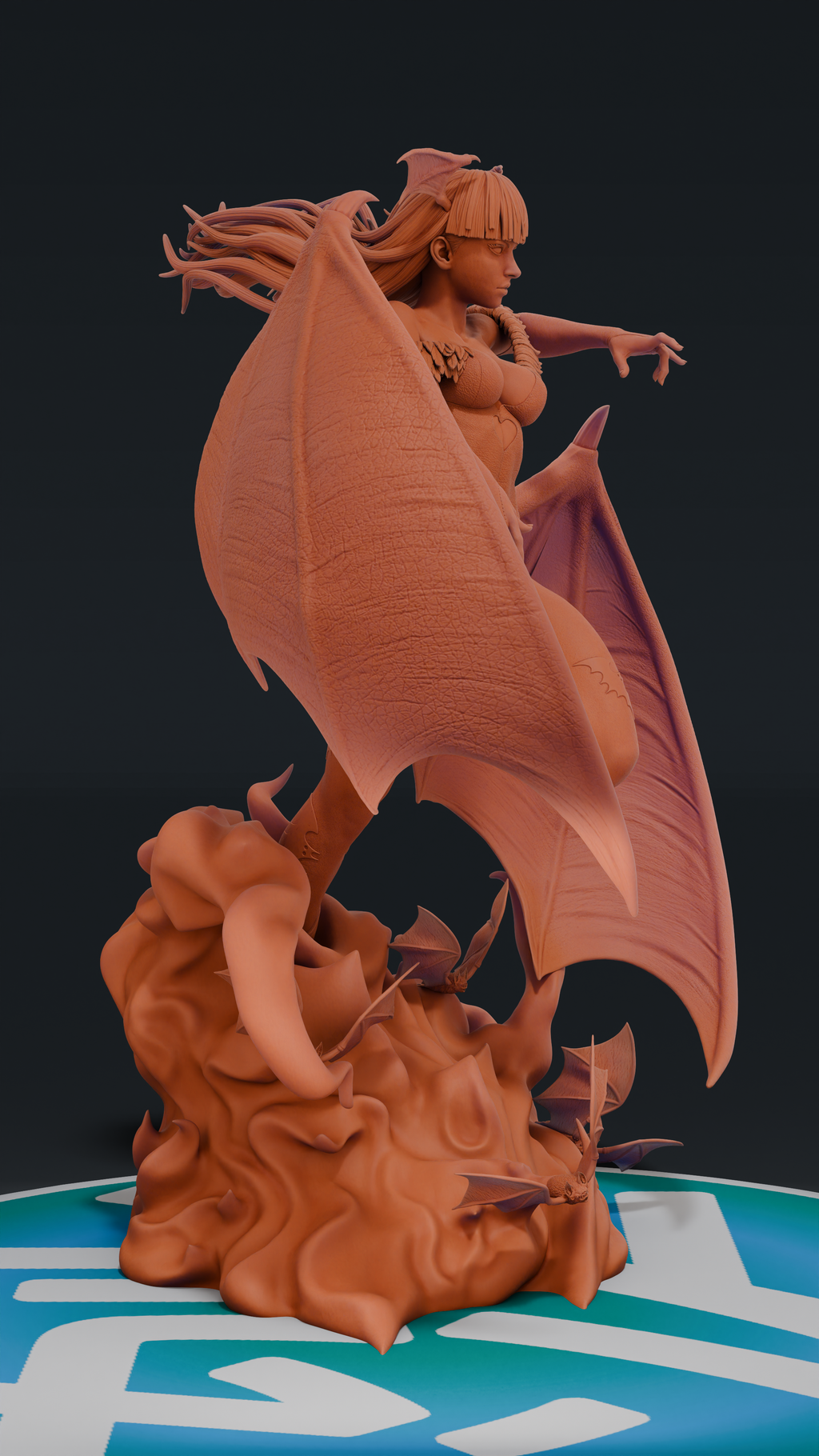 Morrigan - Darkstalkers | Custom Statue 3D printed figure