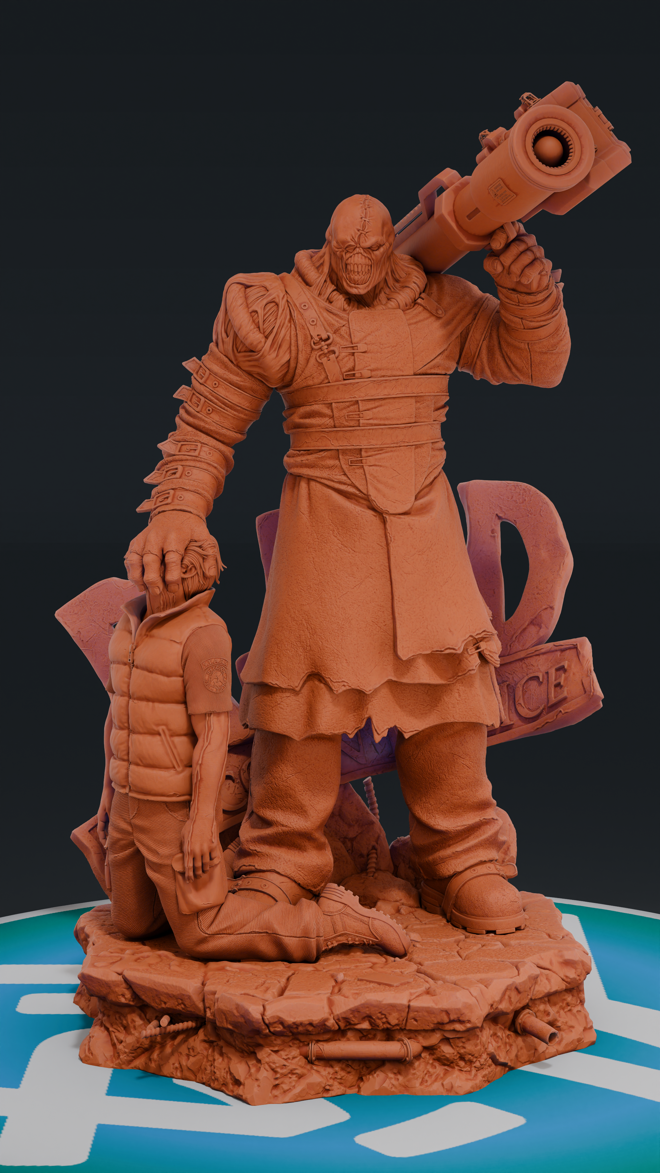 Nemesis - Residen Evil 3| Custom Statue 3D printed figure