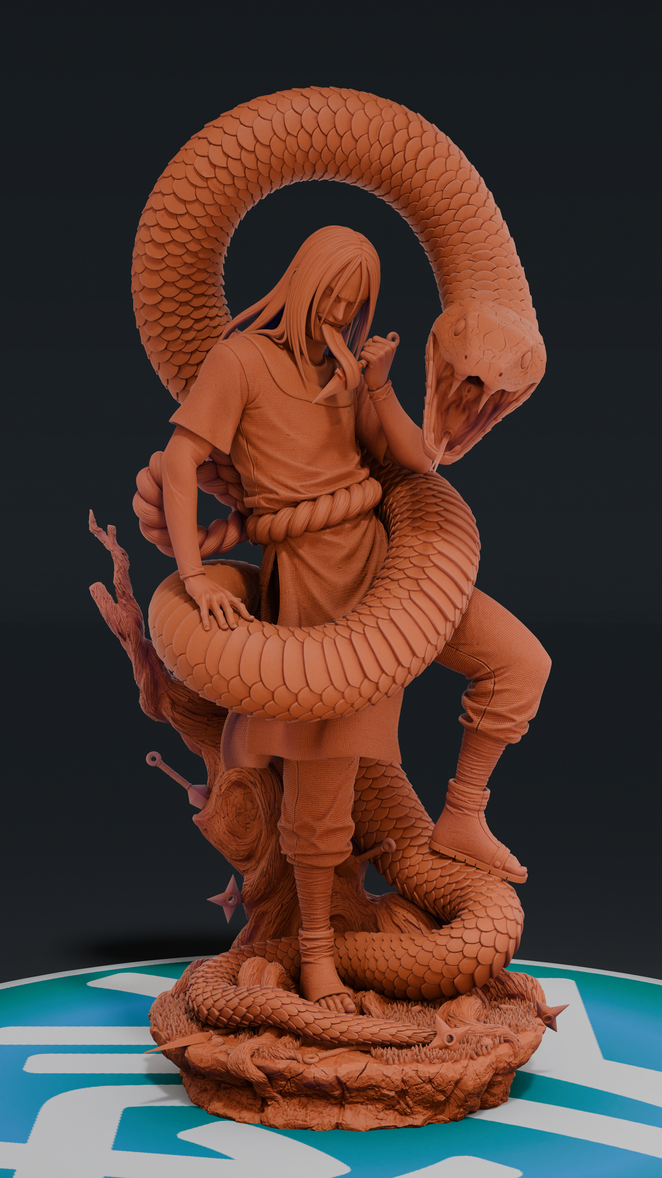 Orochimaru - Naruto | Custom Statue 3D printed figure