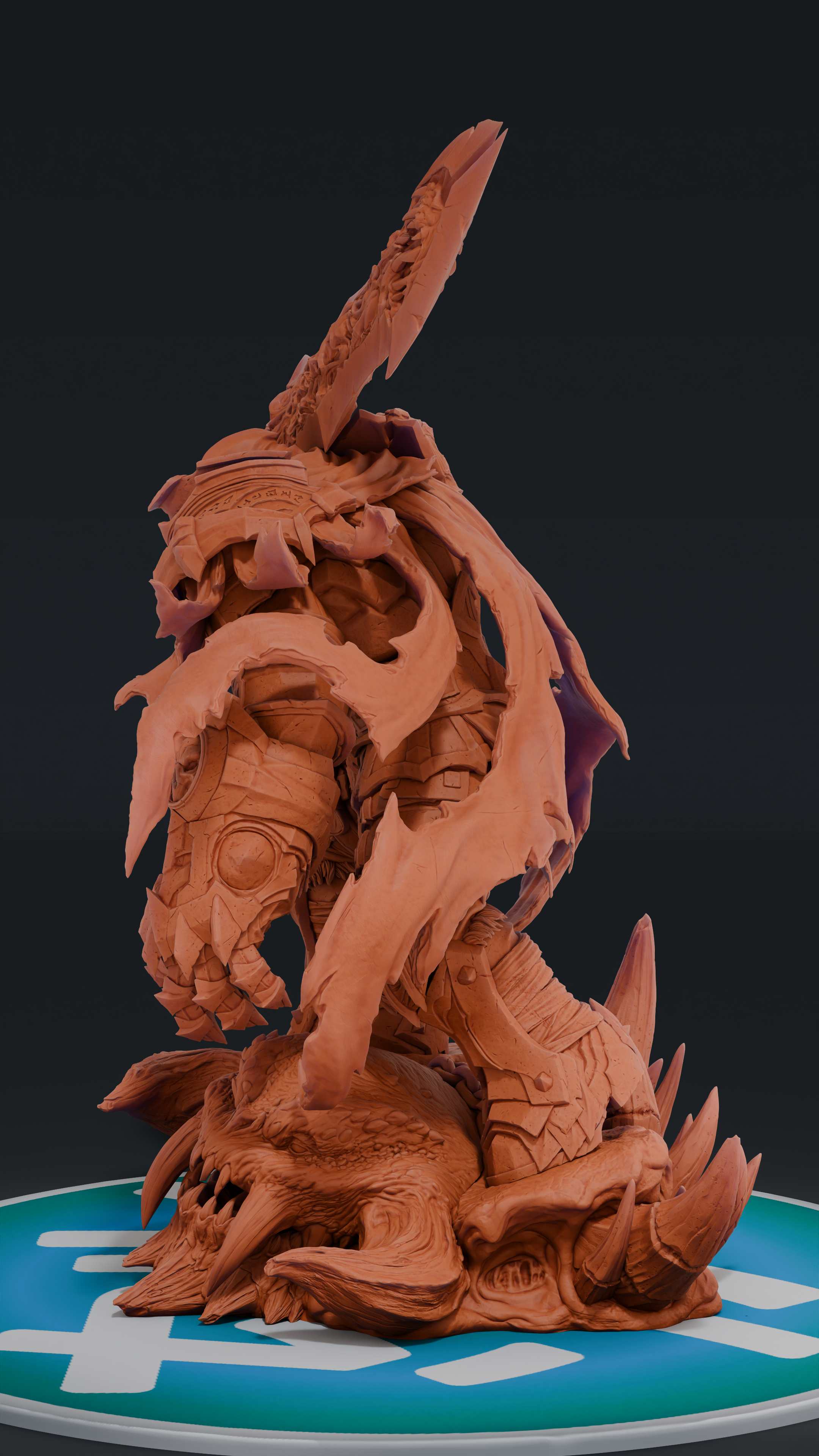 War - Darksiders | Custom Statue 3D printed figure