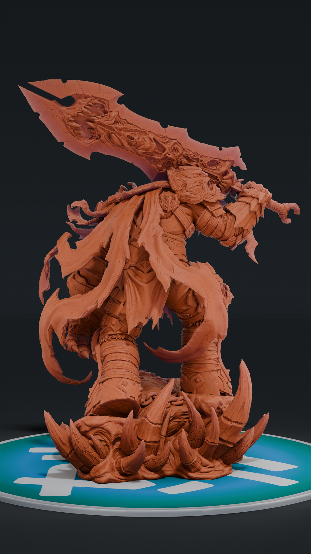 War - Darksiders | Custom Statue 3D printed figure