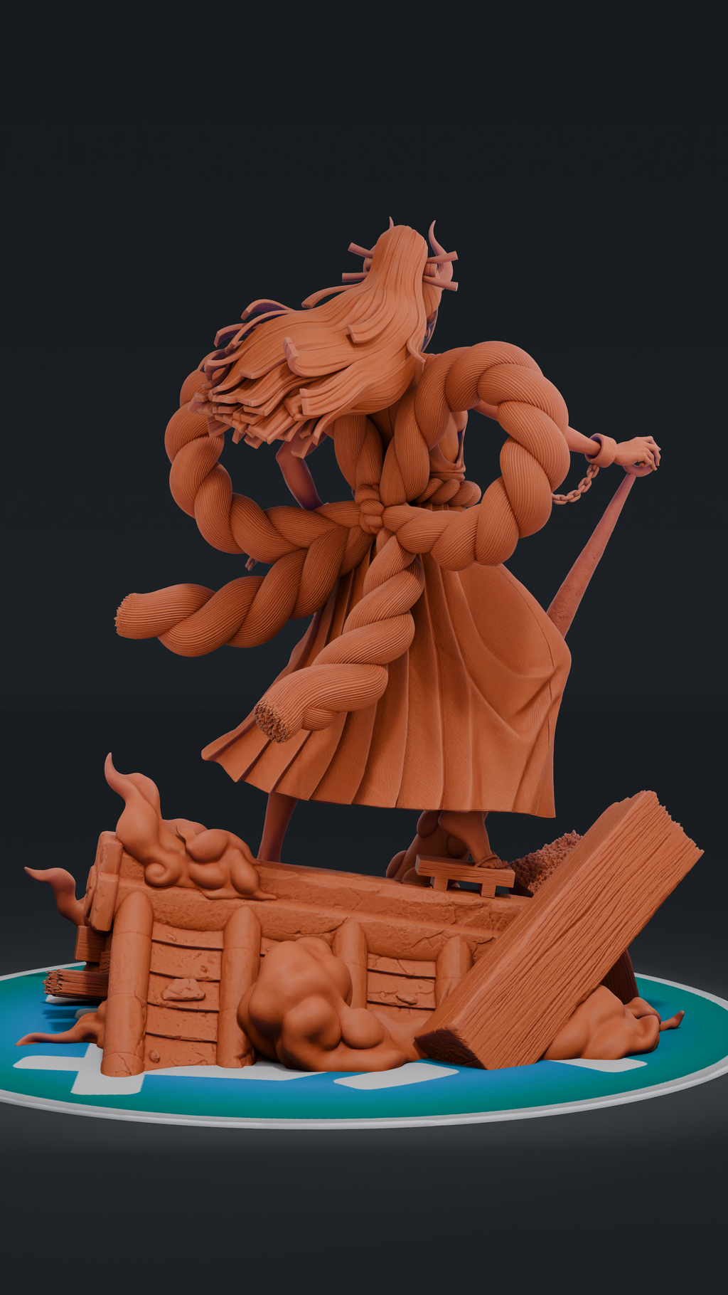 Yamato - One Piece | Custom Statue 3D printed figure