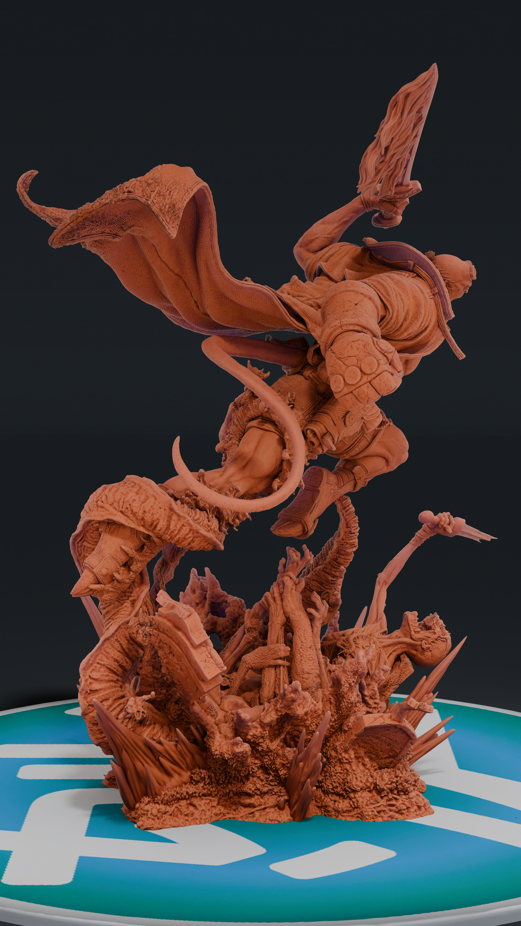 Hellboy - Hellboy | Custom Statue 3D printed figure