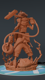 Rudo - Gachiakuta | Custom Statue 3D printed figure