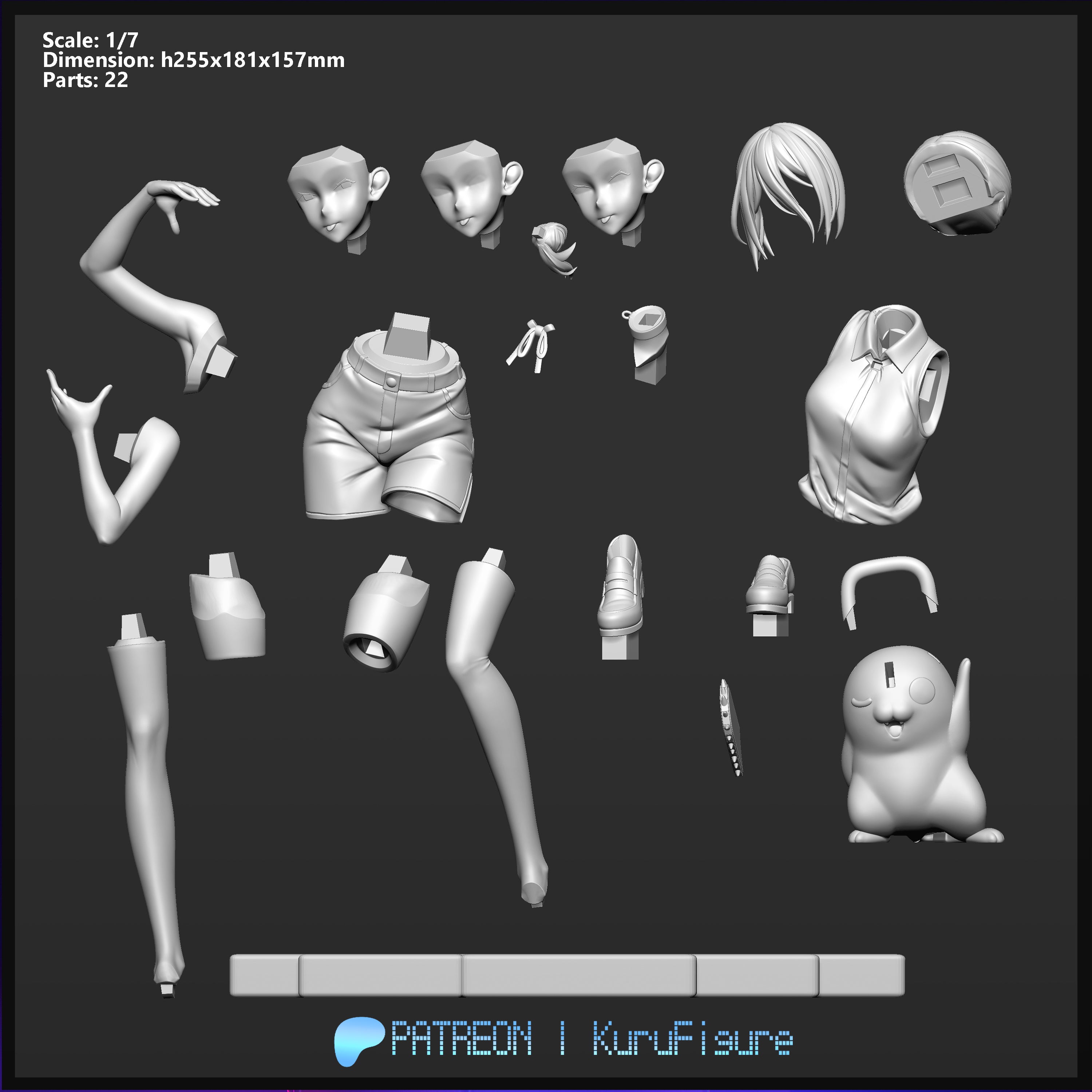 Reze Dancing - Chainsawman | Custom Statue 3D printed figure