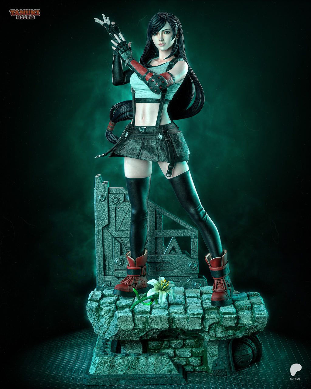 Tifa Lockhart - Final Fantasy VII | Custom Statue 3D printed figure