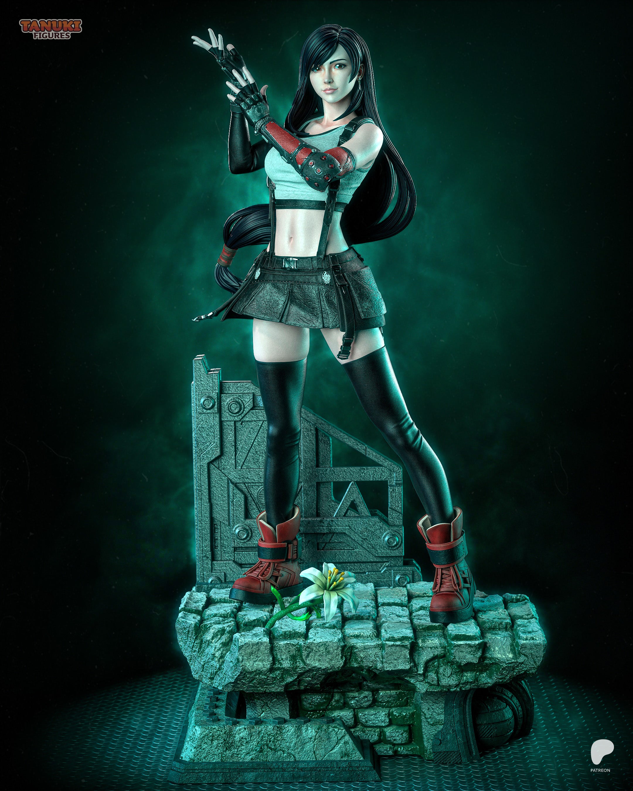 Tifa Lockhart - Final Fantasy VII | Custom Statue 3D printed figure