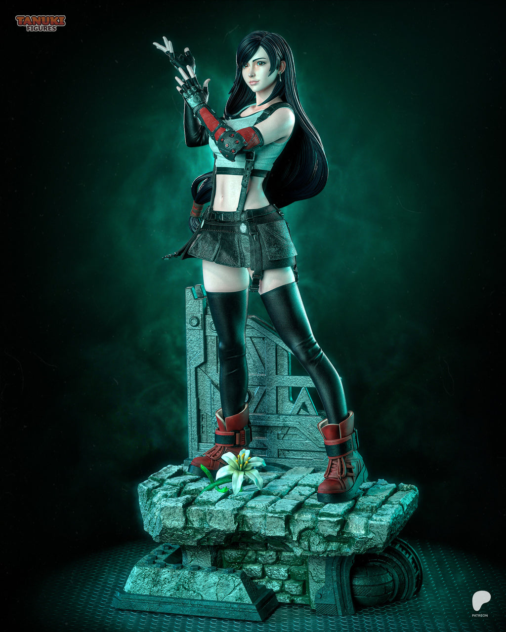 Tifa Lockhart - Final Fantasy VII | Custom Statue 3D printed figure